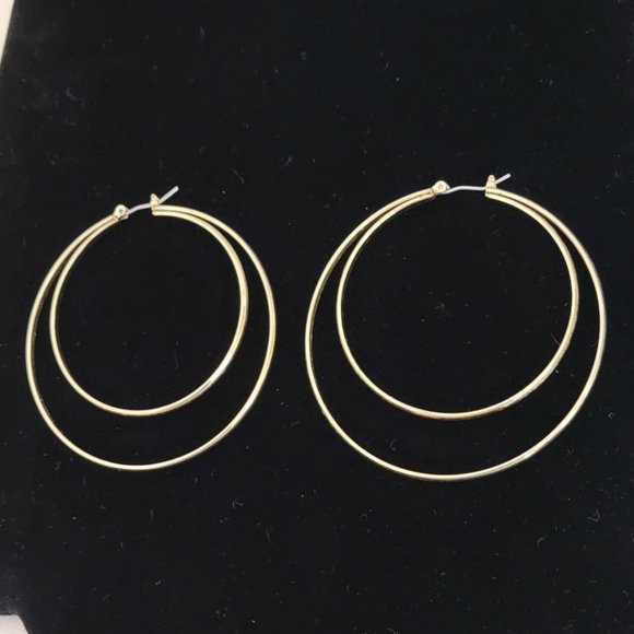 Double Hoop Earrings - Picture 4 of 5